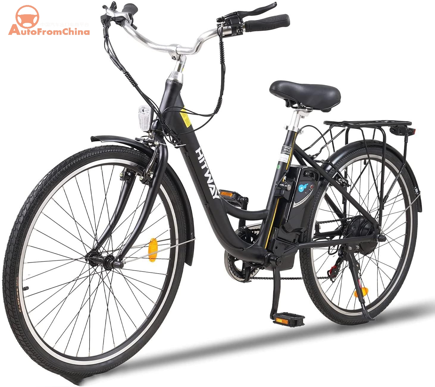 E-Bike009 26 inch Electric Bike with 250W Motor 7 Speed Modes, e-Bike with Removable Lithium Battery 36V 10.4AH 50km