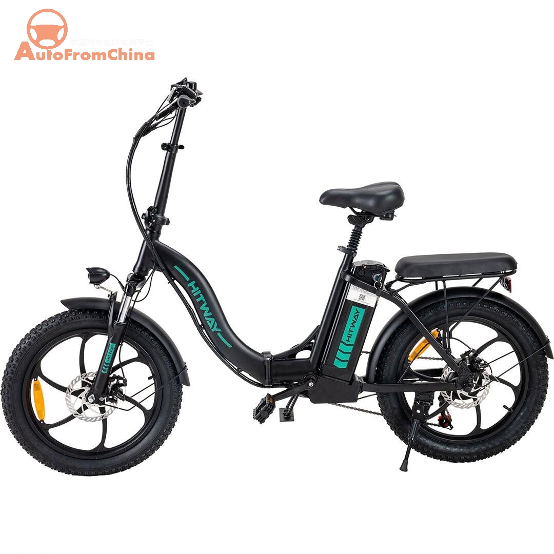 EBike006 Folding Electric Bike, 20 inch Fat Tires, 350W Motor, E-Bike with 10Ah Battery, SHIMANO Shifting SystemMaxCruising 55KM for Adults and Teenag