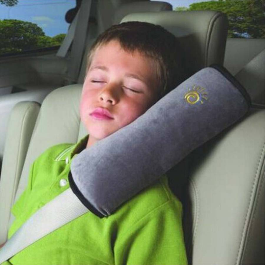 Car Seat Belt Shoulder Pad For Kids Adult Car Seat Belt Cover Safety Seat Headrest Sleeper Pillow