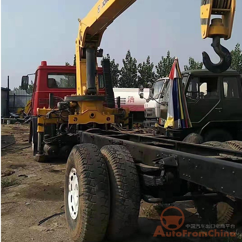 2013 Used Steyr Crane Truck, 12 Ton