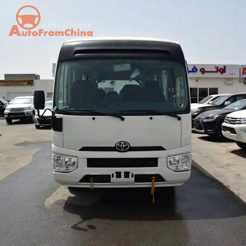 2021 NEW TOYOTA COASTER ,4.2L , DIESEL ,HIGHROOF 22 SEATER 3P SEAT BELT & LUGGAGE RACK