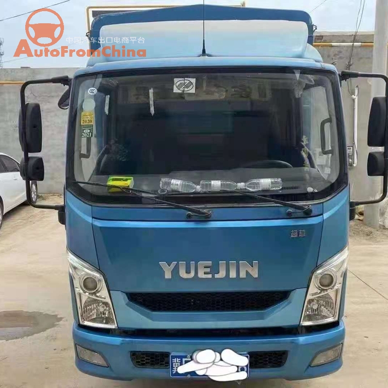 Used 2018 SAIC Yuejin Cargo Truck ,4.2m high hurdles, air brake, double electric glass,ODOmeter 10000 km