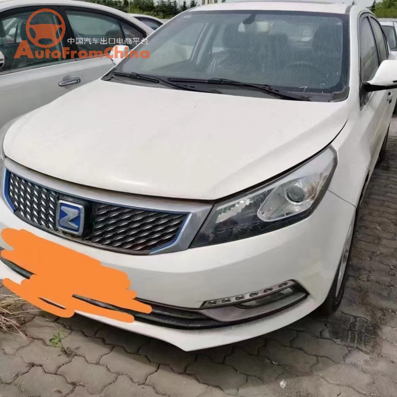 Used 2018 model Zotye Z500 electric Sedan , NEDC Range 270 km  skylight， big screen  10 units leftover in stock  cheap price for wholesale