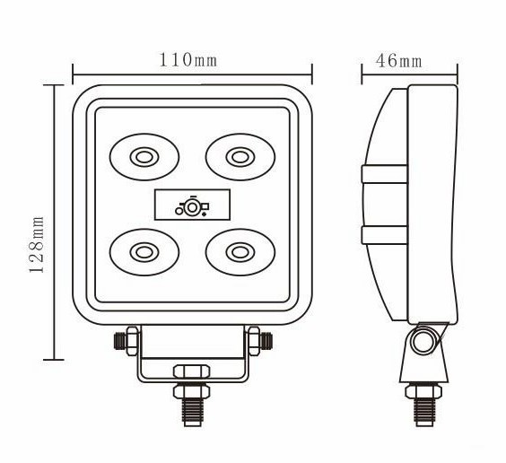 Jintian auto parts 15w working lamps diagram