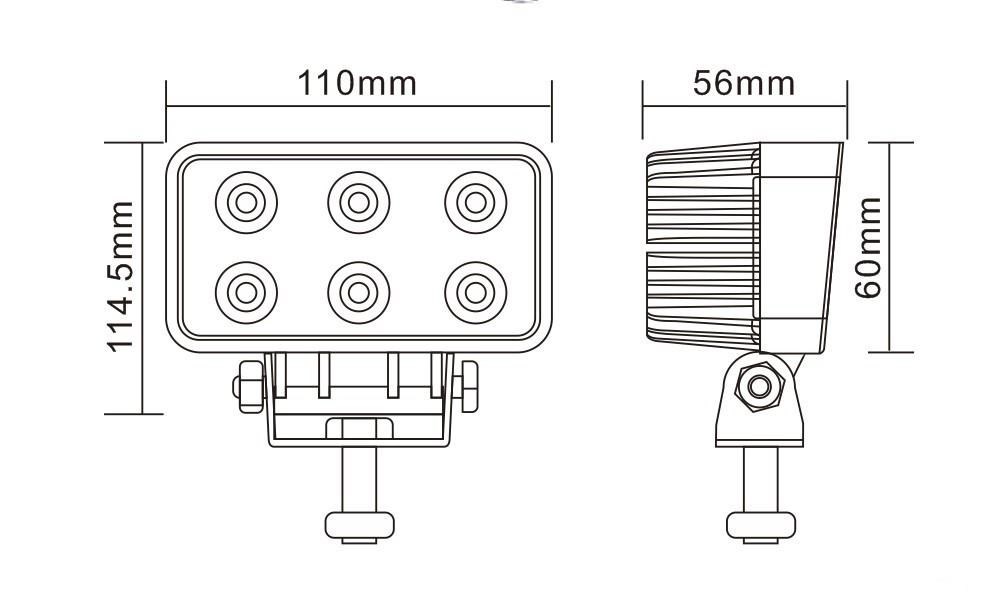 Autofromchina Auto parts LED work lights lamps 