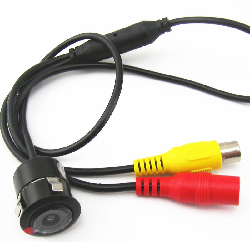 18.5mm 170掳CCD Automobile Reverse Backup Parking Camera Kit Waterproof