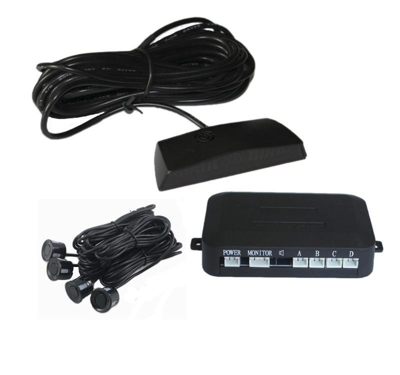 Free Shipping Parking Sensor 8 Silver Dual-core Double LCD Display Car Reverse Radar Alarm Kit