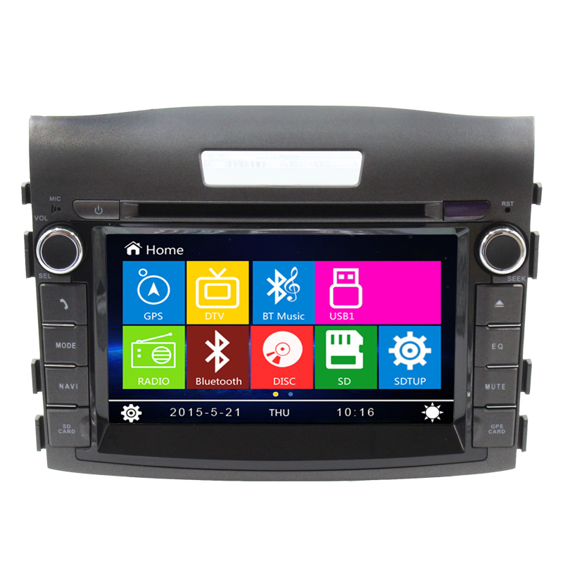 Hot Sale Car DVD Player GPS Navigation Auto Radio For Honda 2012 CRV 