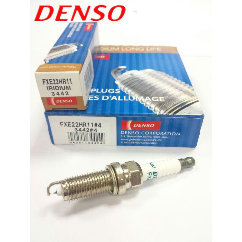 Free Shipping DENSO IRIDIUM LONG LIFE Spark Plugs FXE22HR11 - 3442 - Set of 4