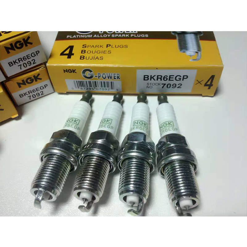 Free Shipping G-POWER Super Platinum Spark Plug NGK BKR6EGP 7092 4PCS/LOT