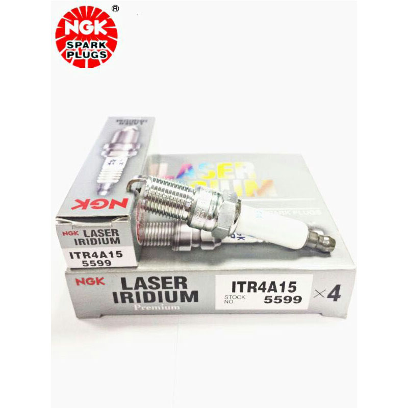 Free Shipping NGK 5599 ITR4A15 Laser Iridium Spark Plugs 4PC