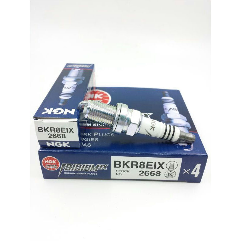 NGK 2668 Racing Colder Spark Plug Iridium Power ( Set Of 4 ) BKR8EIX Free Shipping