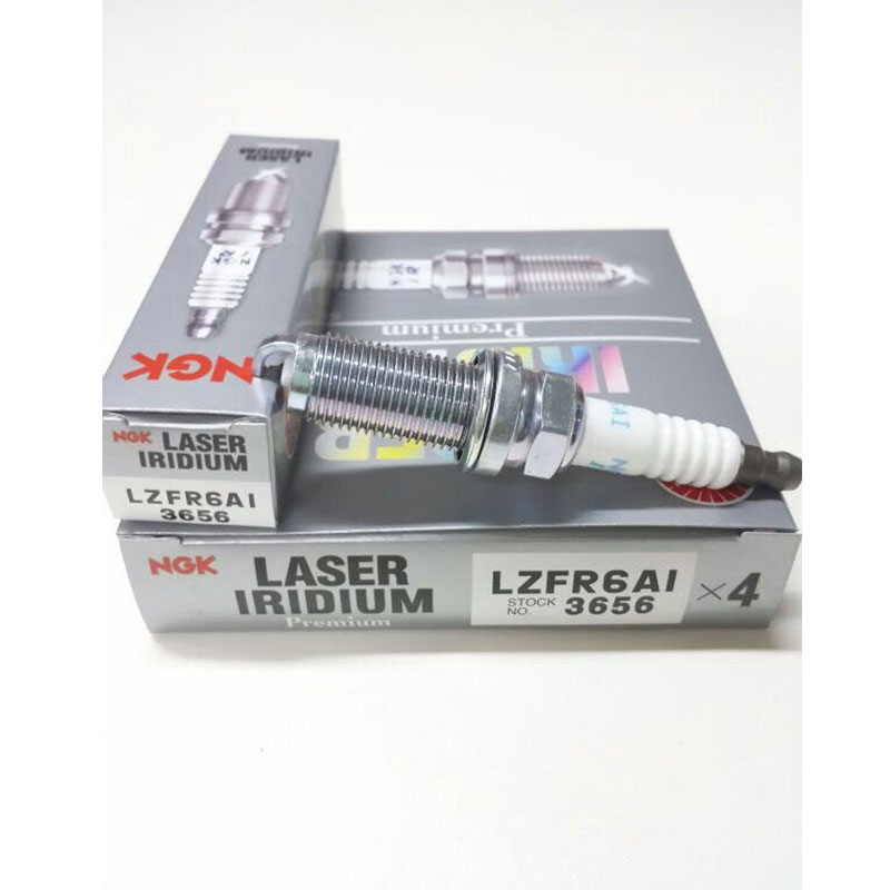 NGK LASER IRIDIUM Iridium Spark Plugs LZFR6AI 3656 Set of 4 Free Shipping