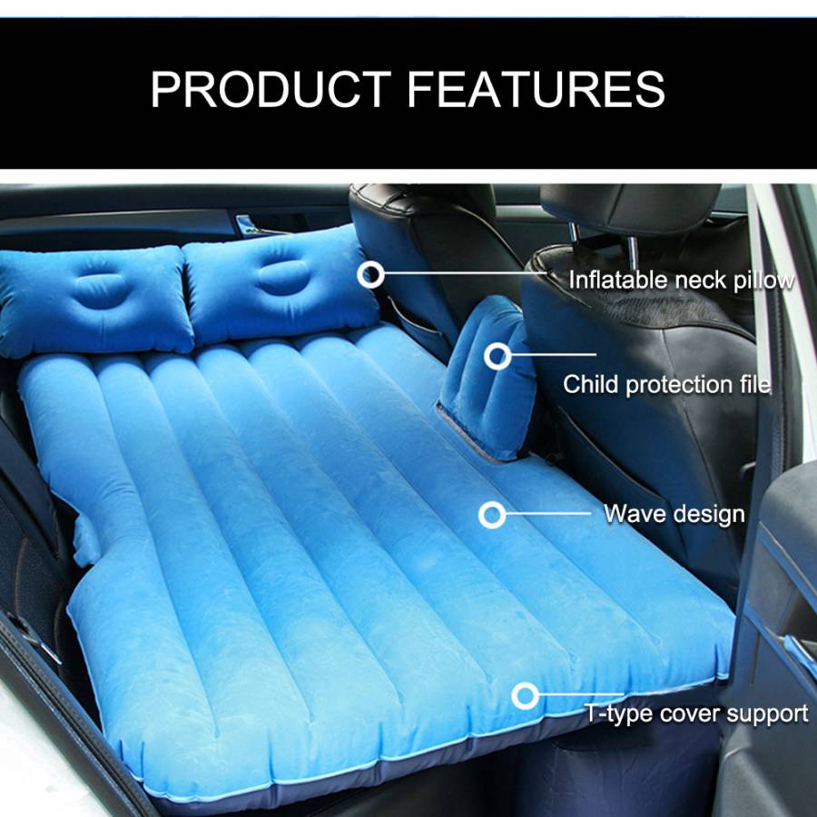 Car Travel Inflatable Mattress Inflatable Bed for Cars Back Seat Inflatable Air Pump For Child Camping Rest Sleep