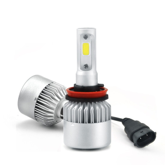 Car LED Headlight Bulbs 70W/5700K/8,000LM Automobile Led Headlight All-in-One Conversion Kit Fog Light Bulbs, Pack of 2